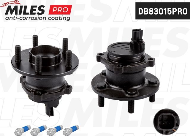 Ступица с подшипником FORD FOCUS II/C-MAX 03- зад.(с покрытием) (Miles). Артикул DB83015PRO