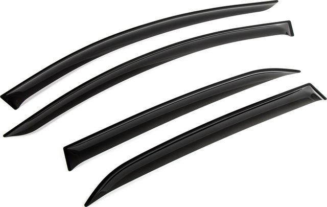 Дефлекторы Rival Premium для окон Renault Logan II седан, Logan Stepway седан 2014-2018 2018-2026. Артикул 34702001