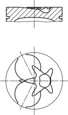 Поршневая група Mahle. Артикул 002 93 10