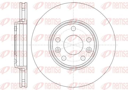 Тормозной диск Remsa. Артикул 61344.10