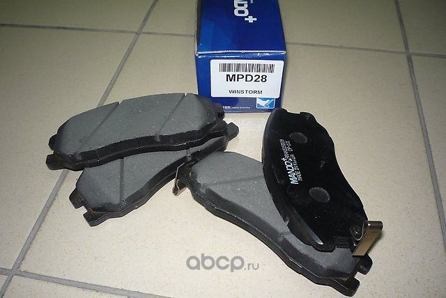 КОМПЛЕКТ КОЛОДОК ТОРМОЗНЫХ ДИСКОВЫХ OPEL MPD28 (Mando). Артикул mpd28