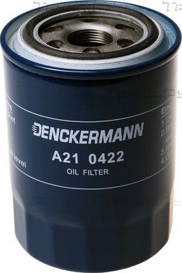 Масляный фильтр Denckermann для Kia Sorento I 2002-2011. Артикул A210422