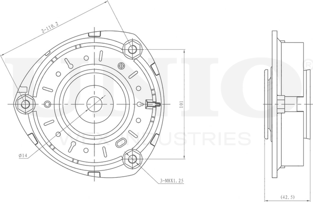 Опора амортизационной стойки (Unio). Артикул RMP-13004