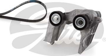 Приводной ремень поликлиновой с роликами (комплект) Gates Micro-V® Kit для Ford Fiesta V 2001-2008. Артикул K066PK1685