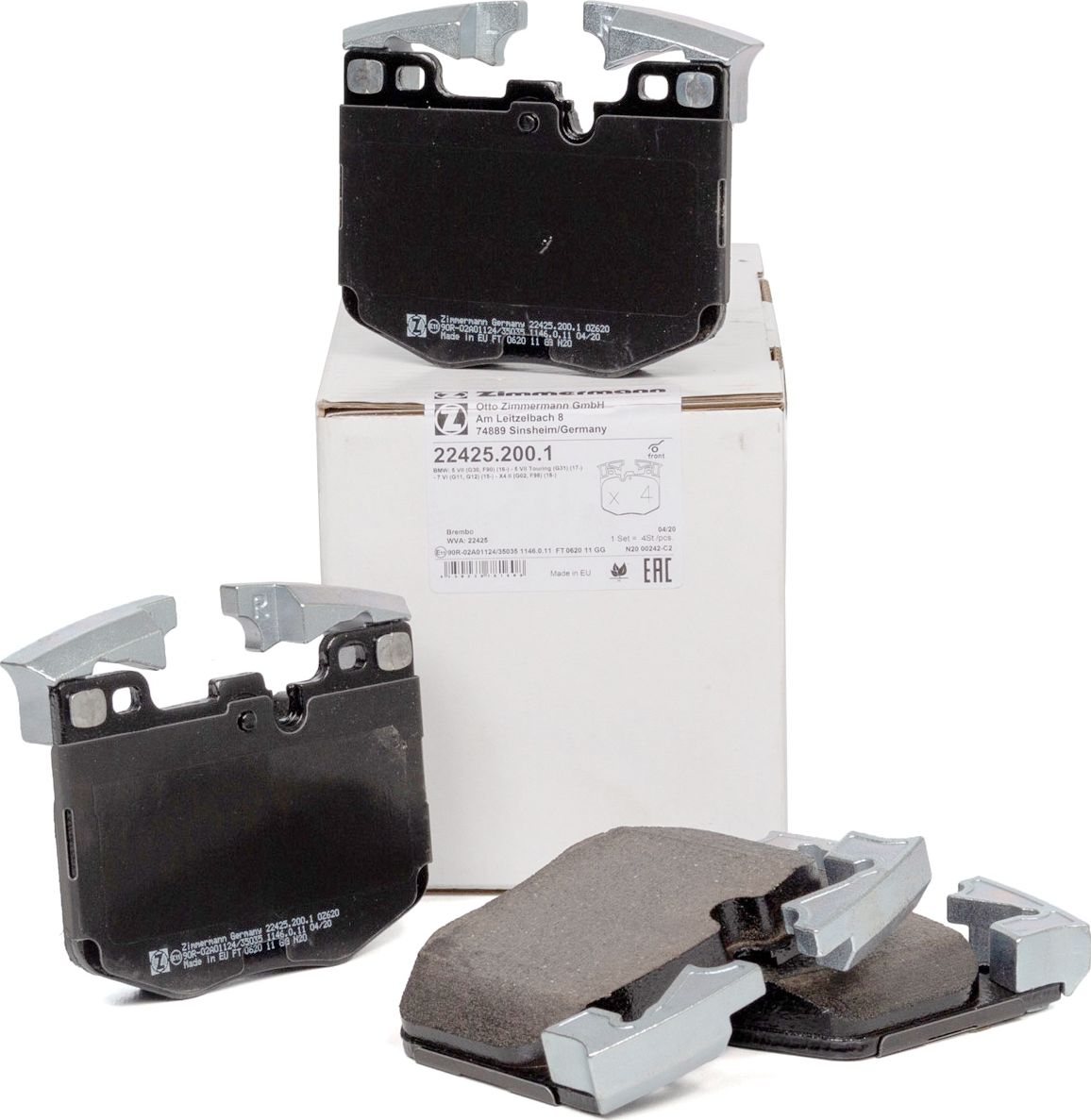 Тормозные колодки Zimmermann. Артикул 22425.200.1