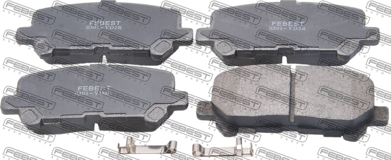 Тормозные колодки Febest. Артикул 0301-YD2R