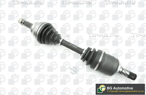 Полуось (привод в сборе, приводной вал) BGA передняя левая для Nissan Qashqai I 2007-2013. Артикул DS6323L