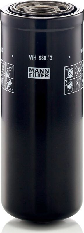 Фильтр АКПП Mann-Filter для John Deere 6010 1997-2003. Артикул WH 980/3