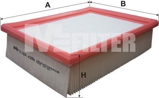Воздушный фильтр MFilter для Opel Combo B 1994-2001. Артикул K 294