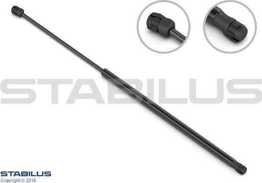 Амортизатор (упор) багажника Stabilus Lift-O-Mat® правый/левый для Opel Omega B 1994-2003. Артикул 9588FB