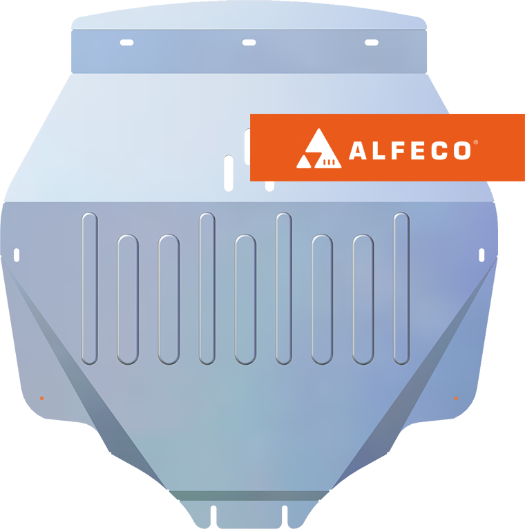 Защита алюминиевая Alfeco для картера и КПП Acura MDX III 2013-2020. Артикул ALF.51.01al