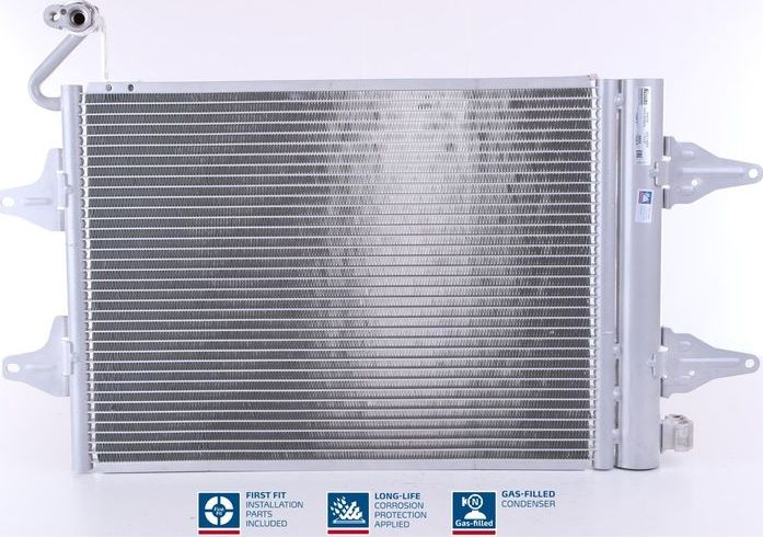 Радиатор кондиционера (конденсатор) Nissens (алюминий). Артикул 94628