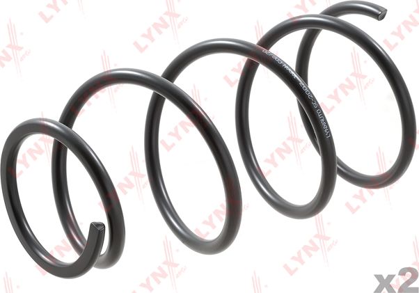 Пружина подвески LYNXauto передняя для Toyota Camry 30 (V30, XV30) 2001-2003. Артикул SC-2007