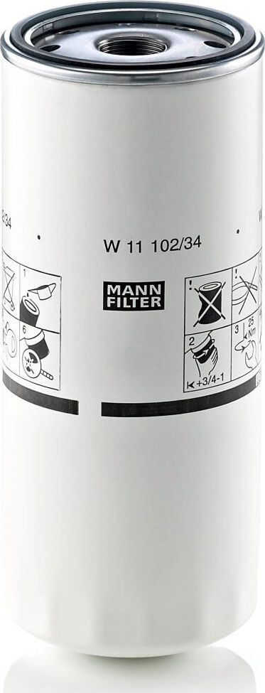 Масляный фильтр Mann-Filter. Артикул W 11 102/34