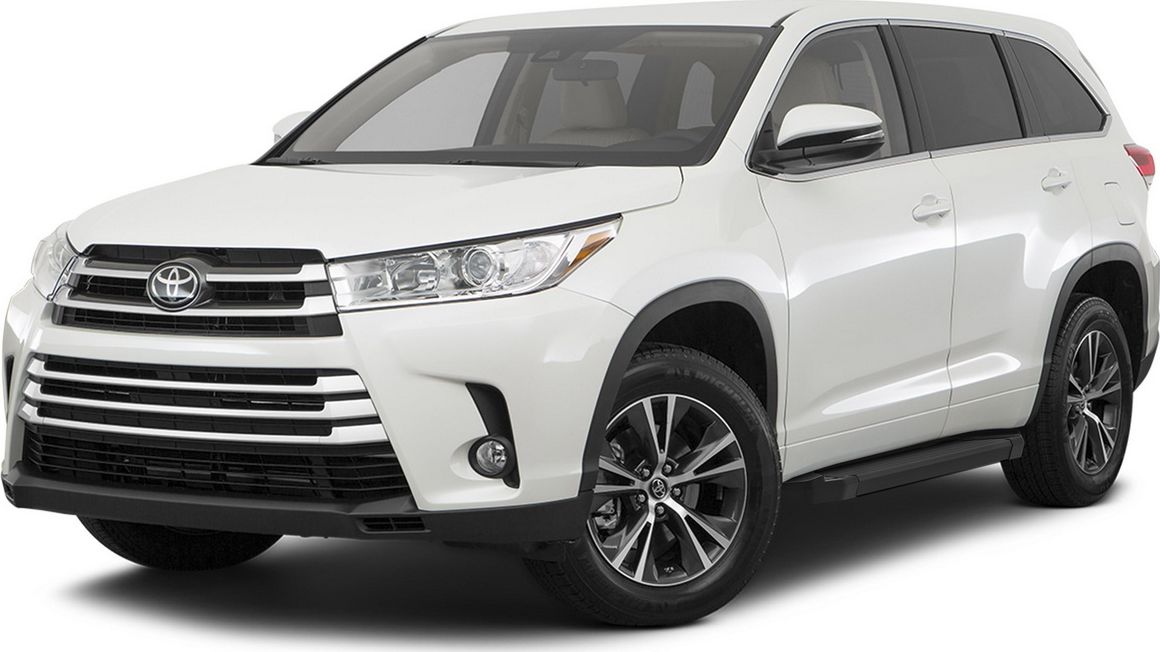 Пороги алюминиевые Rival Black для Toyota Highlander U50 2013-2016. Артикул F180ALB.5706.1