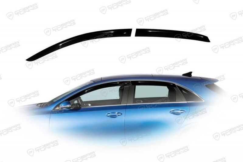 Дефлекторы Cobra Tuning для окон Kia Ceed III хэтчбек 5 дв. 2018-2026. Артикул K15418