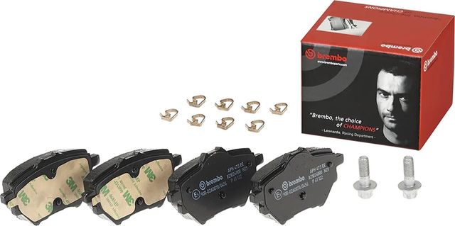 Тормозные колодки Brembo задние для Citroen Grand C4 SpaceTourer 2018-2026. Артикул P 61 122