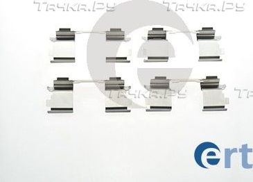 Монтажный набор тормозных колодок ERT. Артикул 420026