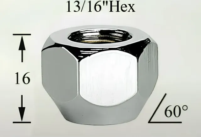 Гайка колесная M12x1,5x16, конус, кл.21, открытая, дакромет для а/м MITSUBISHI/HYUNDAI AIRLINE ASCR004 Airline. Артикул ASCR004