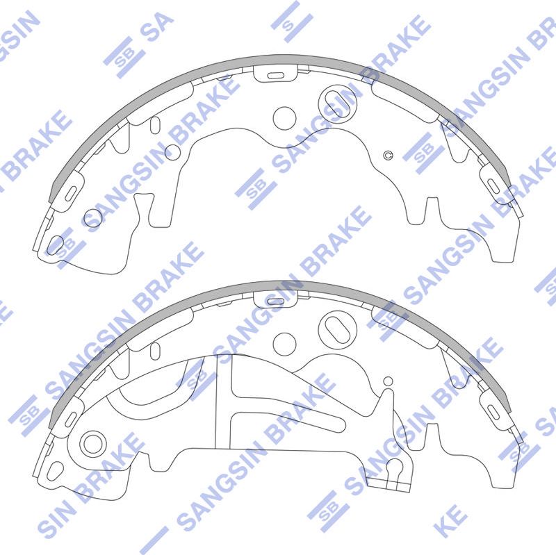 Датчик износа тормозных колодок  Sangsin Hi-Q. Артикул SA141