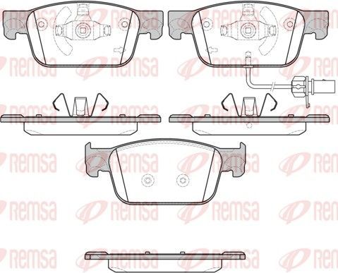 Тормозные колодки Remsa. Артикул 1692.01
