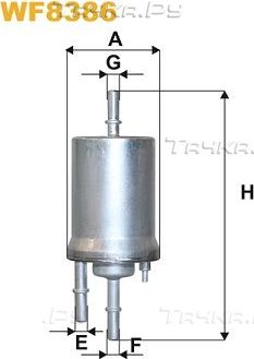 Топливный фильтр WIX Filters. Артикул WF8386