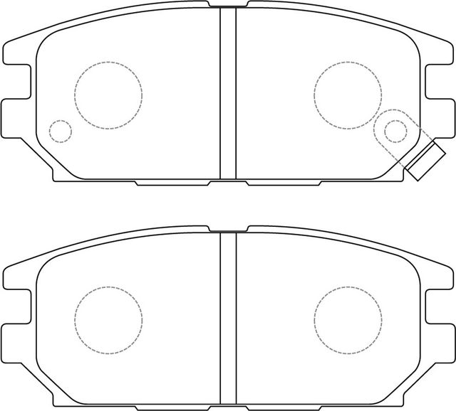 Тормозные колодки NiBK. Артикул PN3272