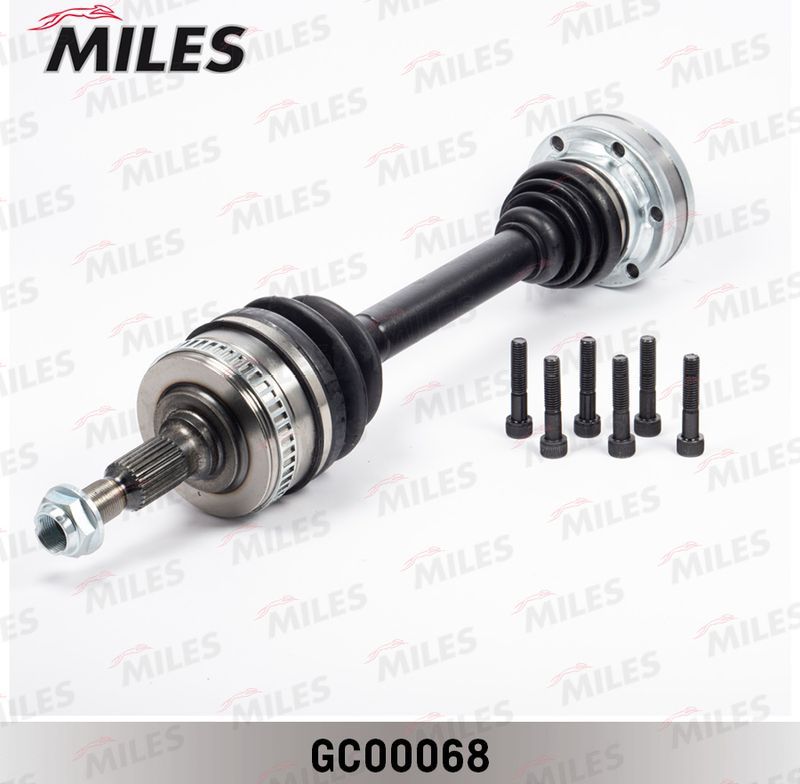 Полуось (привод в сборе, приводной вал) Miles. Артикул GC00068