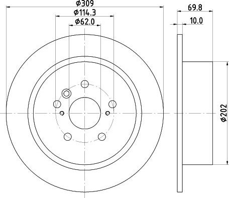 Тормозной диск Nisshinbo. Артикул ND1130K