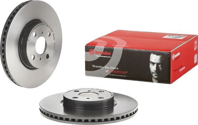 Тормозной диск Brembo UV Coated передний для Toyota Ractis I 2005-2010. Артикул 09.A535.11