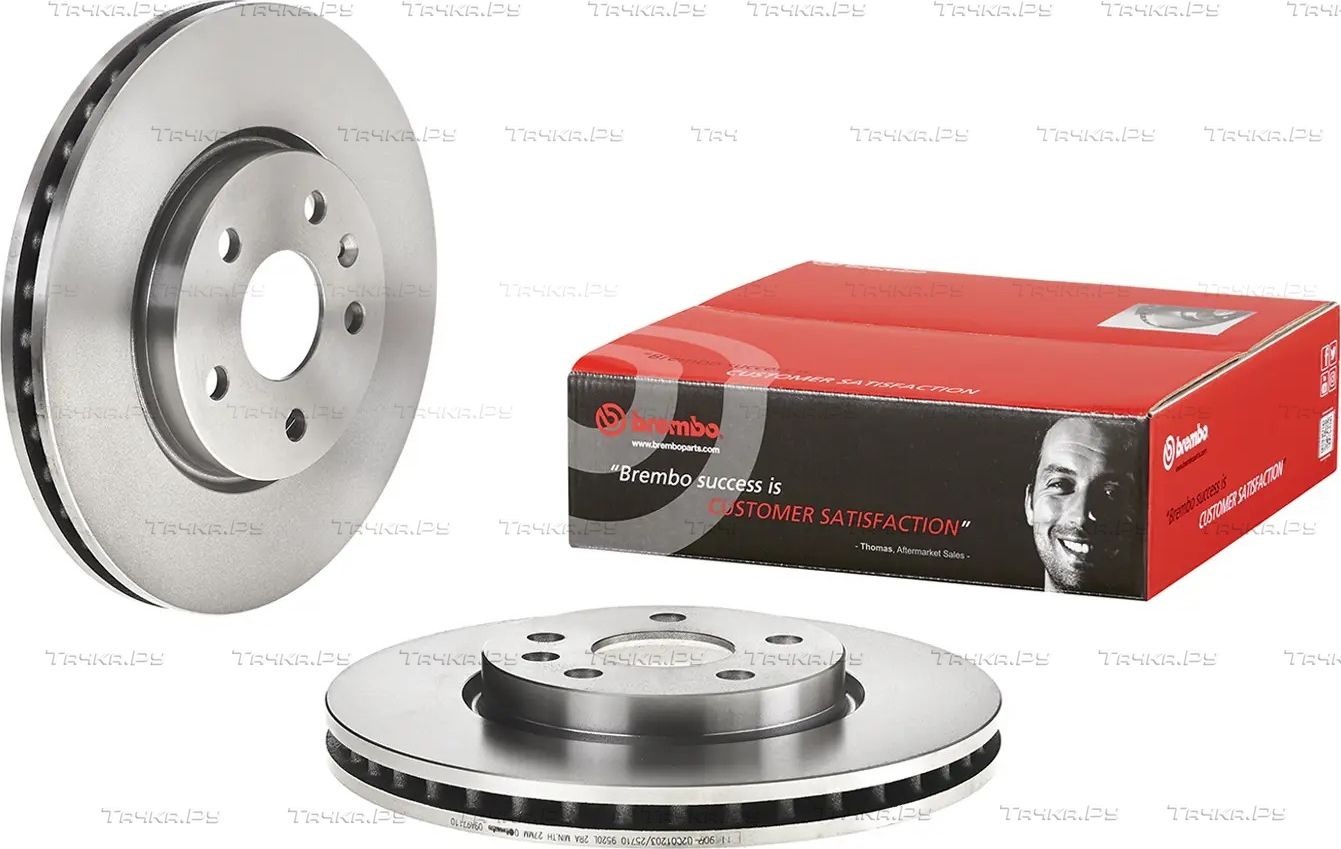Тормозной диск Brembo передний для Opel Insignia I 2008-2017. Артикул 09.A971.10