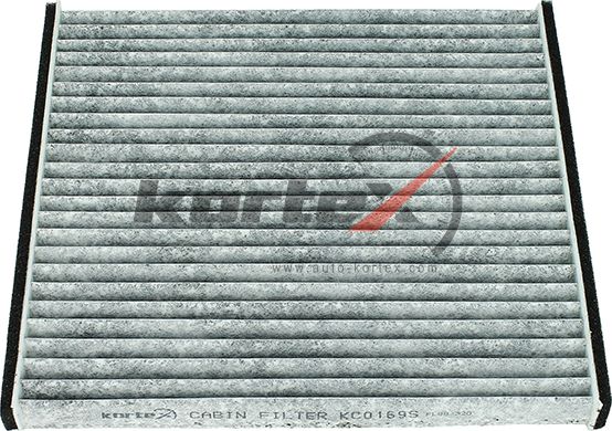 Фильтр салона (угольный) (Kortex). Артикул KC0169S