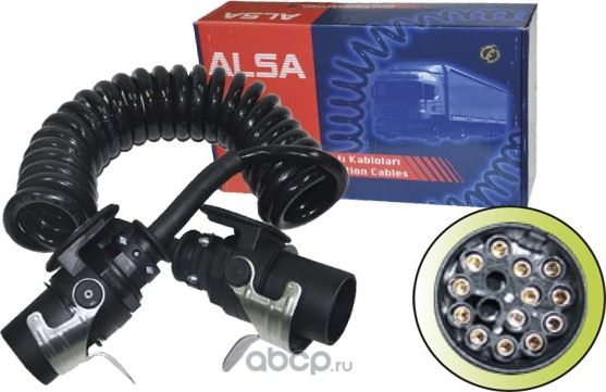 Кабель электрический АБС прицепа 15-полюсный L=4500мм ALSA. Артикул 05RF020345