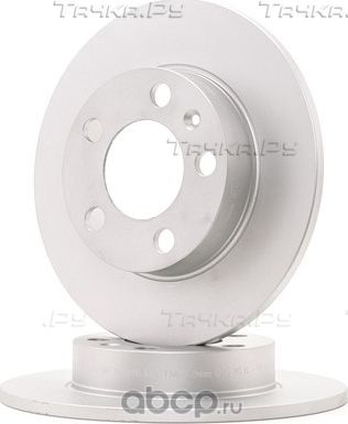 Тормозной диск VAG задний для SEAT Toledo IV 2012-2019. Артикул 2Q0615601H