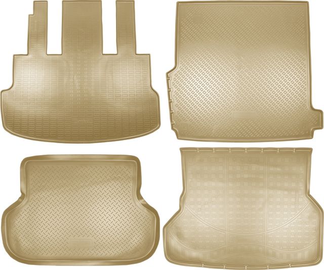 Коврик Норпласт для багажника Toyota Venza 2013-2017 БЕЖЕВЫЙ. Артикул NPA00-E88-830