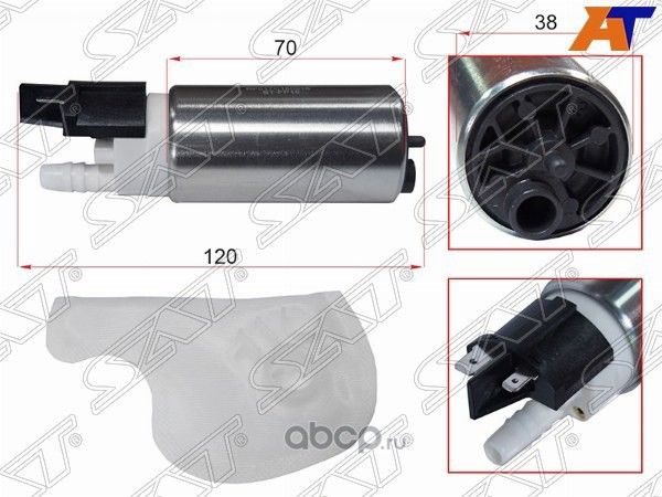Топливный наcос 12V, 3BAR, 100LH NISSAN (SAT). Артикул STFP15