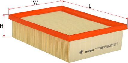 Воздушный фильтр Sakura для Chevrolet Tracker III (Trax) 2012-2026. Артикул A-65540