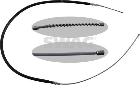 Трос ручника (тросик ручного тормоза) SWAG. Артикул 30 94 9623