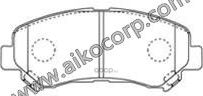 Комплект тормозных дисковых колодок PF2801 (Aiko). Артикул PF2801
