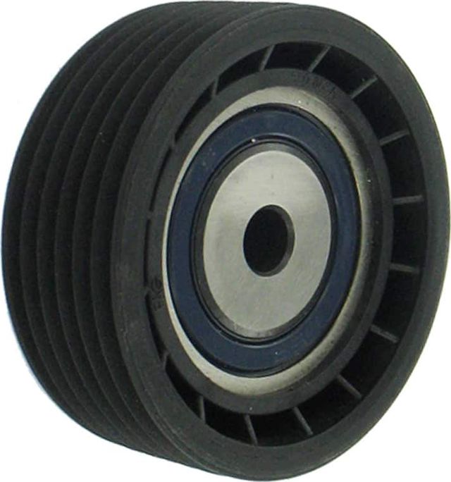 Направляющий (ведущий) ролик приводного поликлинового ремня SKF левый верхний для Saab 900 II 1993-1998. Артикул VKM 34501