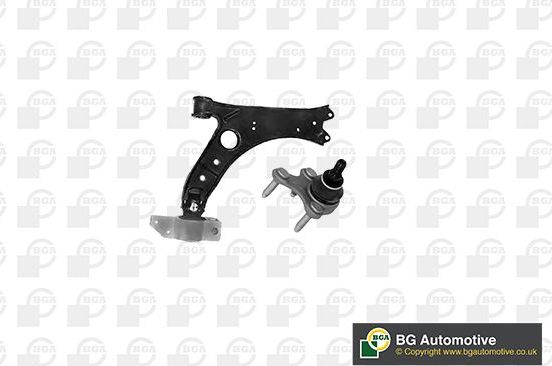 Поперечный рычаг передней подвески BGA (Серый чугун). Артикул TRC9607