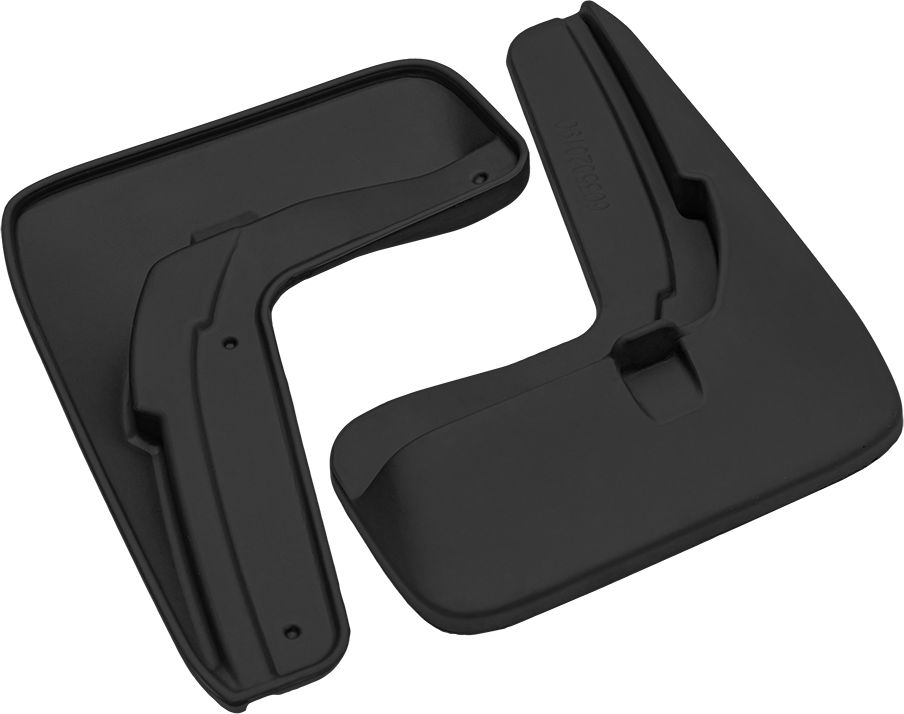 Брызговики Rezkon резиновые задняя пара для Volkswagen Polo V рестайлинг седан 2015-2026. Артикул 6035020190