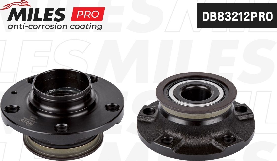 Ступица с подшипником SKODA RAPID/VW POLO SEDAN RUS 09- зад.(с покрытием) (Miles). Артикул DB83212PRO