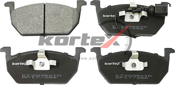 Колодки торм. перед.к-т (Kortex). Артикул KT2035STD