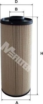 Топливный фильтр MFilter для MAN TGA 2001-2026. Артикул DE 3121