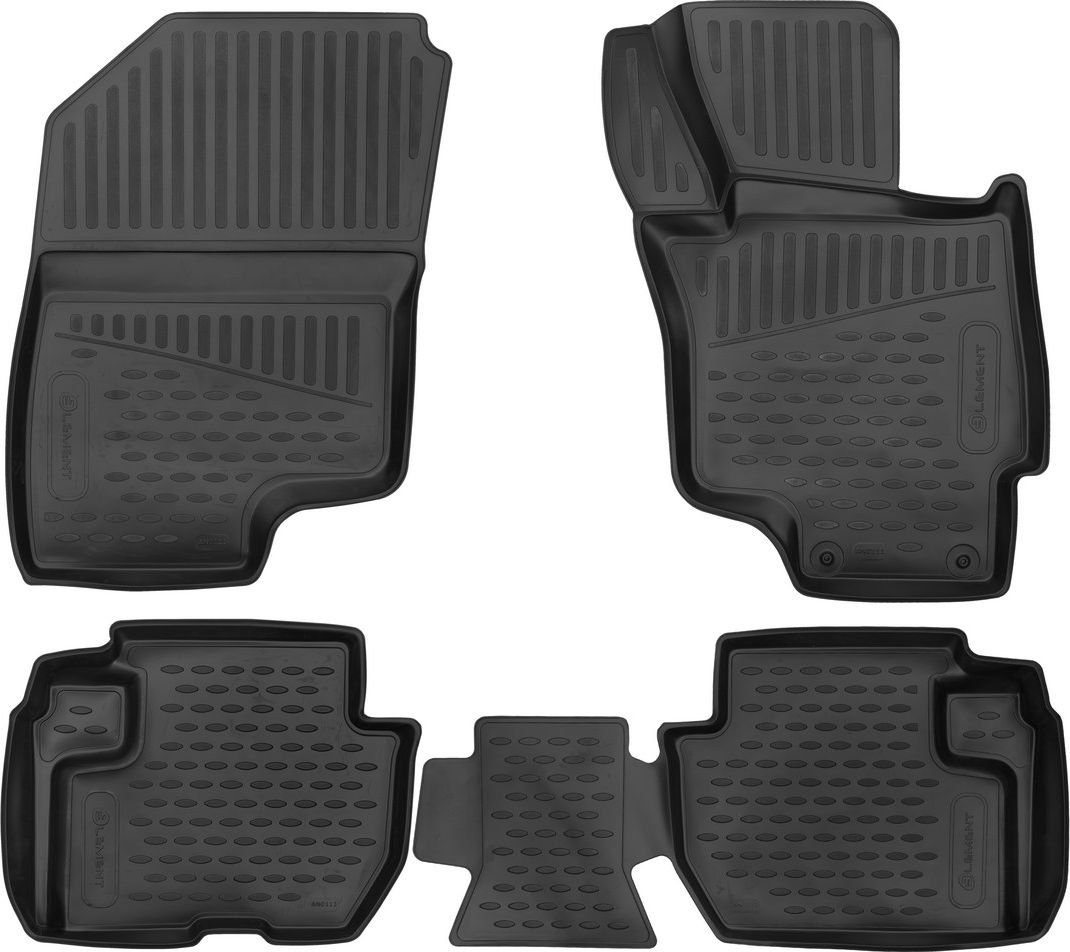 Коврики 3D Element для салона Mitsubishi Outlander III правый руль 2012-2026. Артикул ELEMENT3DAN0111210