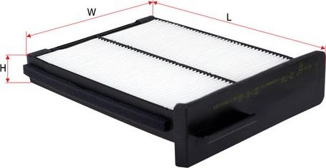 Салонный фильтр Sakura. Артикул CA-1704