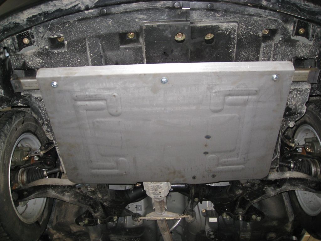 Защита алюминиевая Alfeco для картера и КПП Mazda 323 BJ Familia 1998-2003. Артикул ALF.45.01al