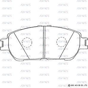 Тормозные колодки Advics. Артикул SN892