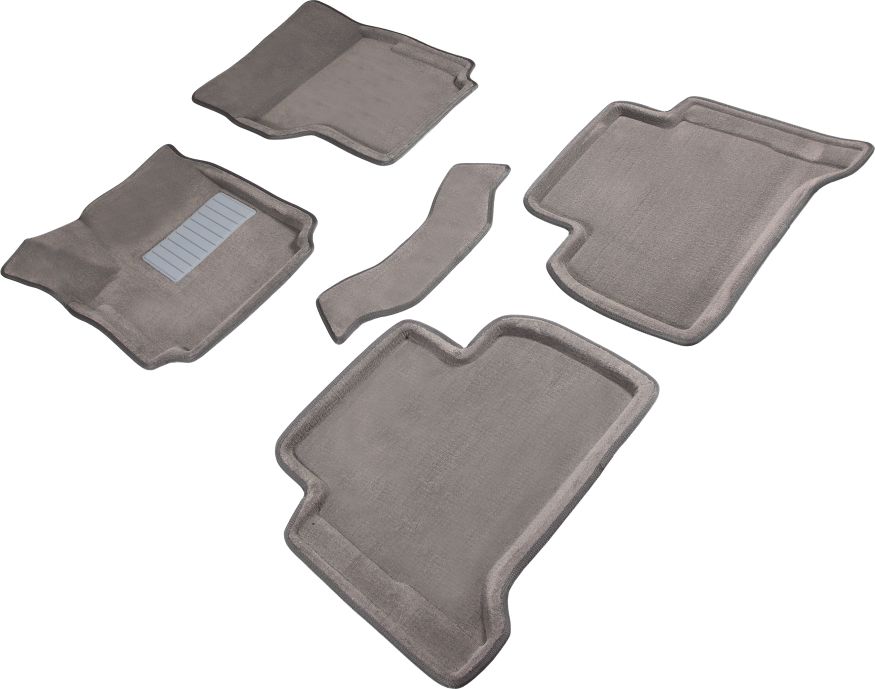 Коврики Seintex 3D ворсовые для салона Volkswagen Amarok 2010-2026 Серые. Артикул 84775